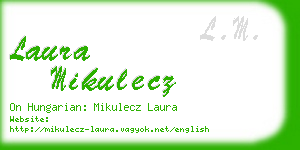 laura mikulecz business card